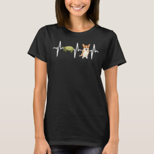 Camiseta Turtle Pembroke Welsh Corgi Heartbeat Dog