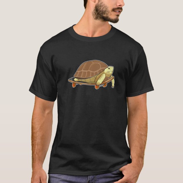 Camiseta Turtle Skater Skateboard Sports Premium (Anverso)