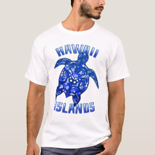 Camiseta Turtle Tribal de Vacaciones de Hawái