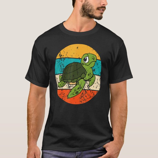 Camiseta Turtle Vintage Retro (Anverso)