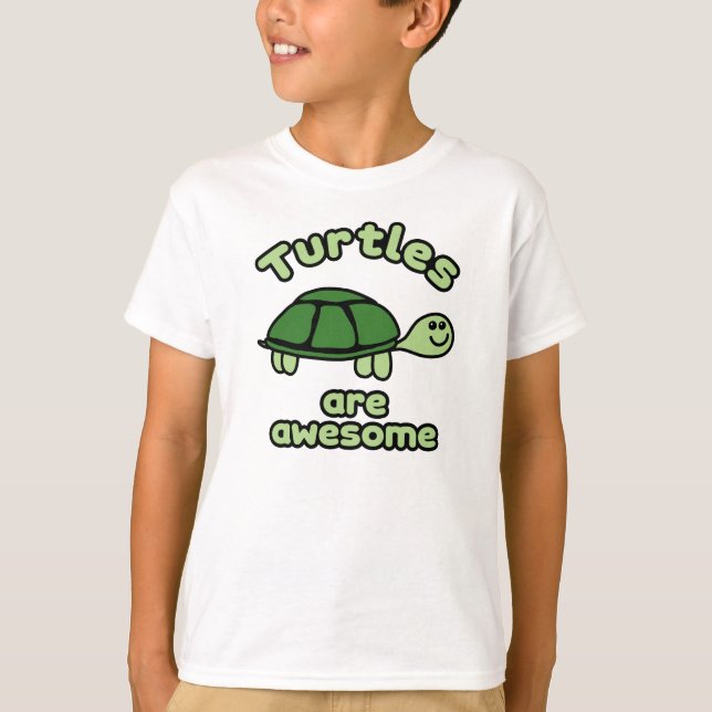 Camiseta Turtles are Awesome (Anverso)