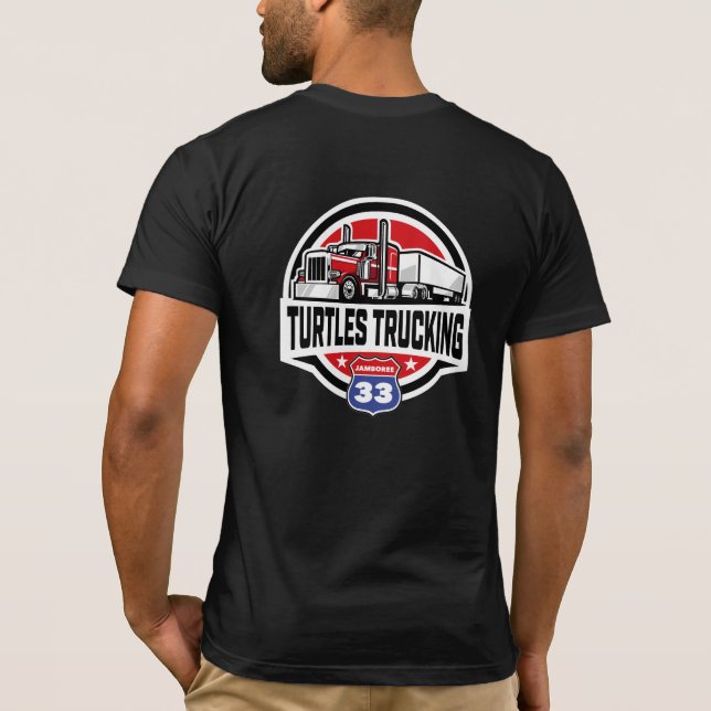 Camiseta Turtles Trucking  (Reverso)