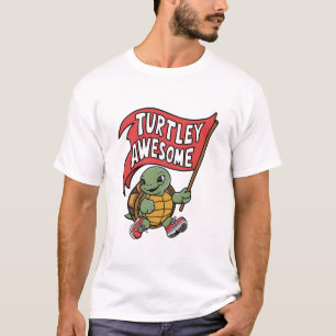 Camiseta Turtley asombrosa tortuga de bandera