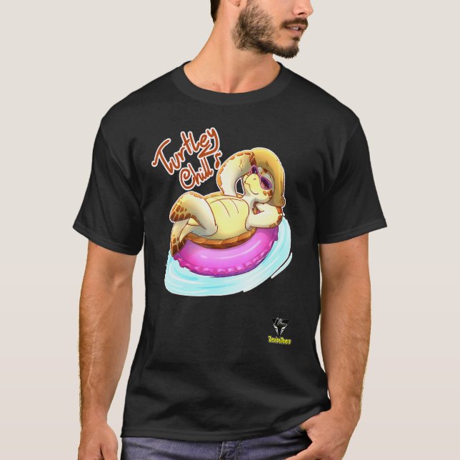 Camiseta Turtley Chill A Totalmente Chill Turtle (Anverso)