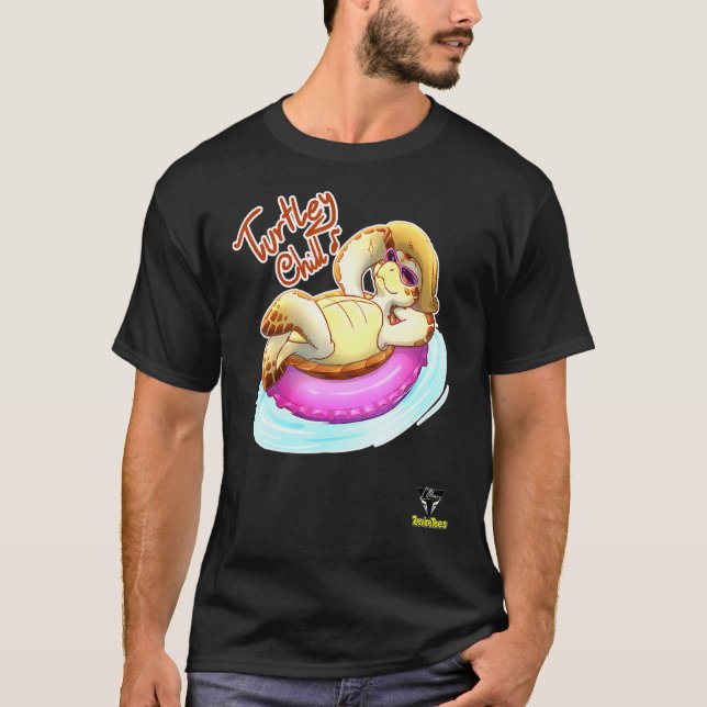 Camiseta Turtley Chill A Totalmente Chill Turtle (Anverso)