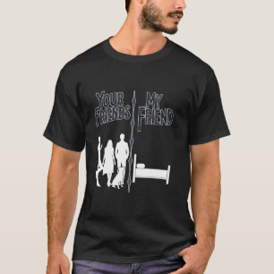 Camiseta Tus Amigos Mi Cama Divertida Introverten el Ho Ant
