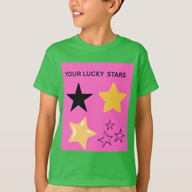 CAMISETA TUS ESTRELLAS DE LA SUERTE (Anverso)