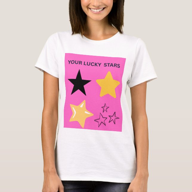 CAMISETA TUS ESTRELLAS DE LA SUERTE (Anverso)