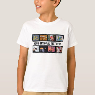 Camiseta TUS FOTOS personalizados "tiras de película" ropa