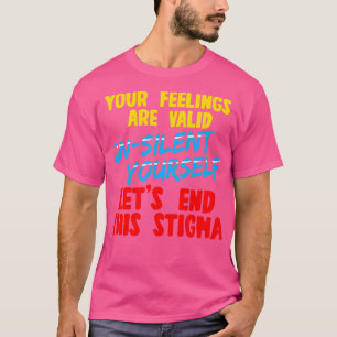 Camiseta Tus Sentimientos Son Válidos No Silenciosos TusLet