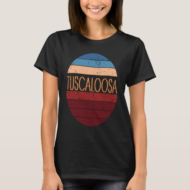 Camiseta Tuscaloosa Alabama Halfwood Sunset 2 (Anverso)