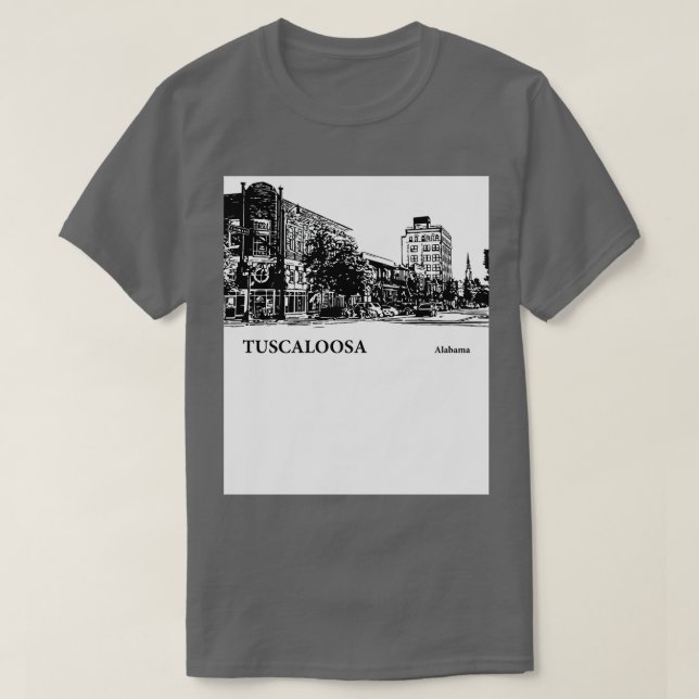 Camiseta Tuscaloosa Alabama TShirt 3 (Diseño del anverso)