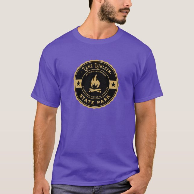 Camiseta Tuscaloosa Camping Senderismo Parque Estatal Lurle (Anverso)