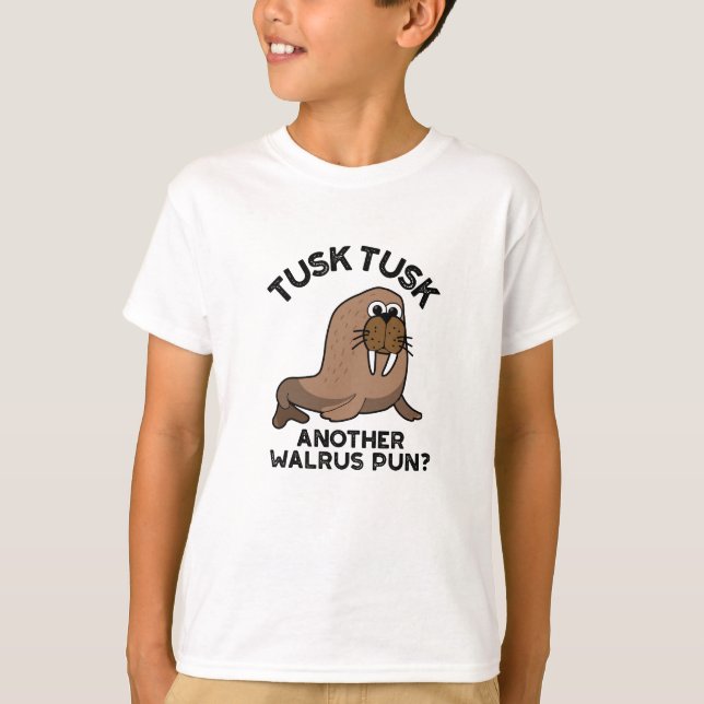 Camiseta Tusk Tusk Otra morena divertida para un animal (Anverso)