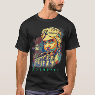 Camiseta Tuskegee Airman tributo a futuros pilotos hola neg