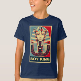 Camiseta Tutankhamen fresco "estilo del poster del rey"