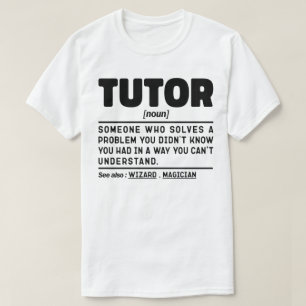 Camiseta Tutor Noun Definition Enseña a los amantes de dive