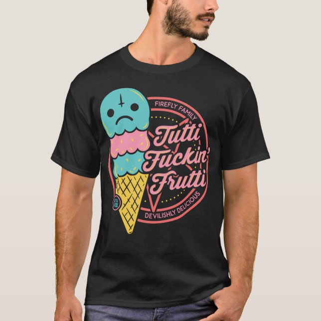 Camiseta Tutti Frutti (Versión Explícita) (Anverso)