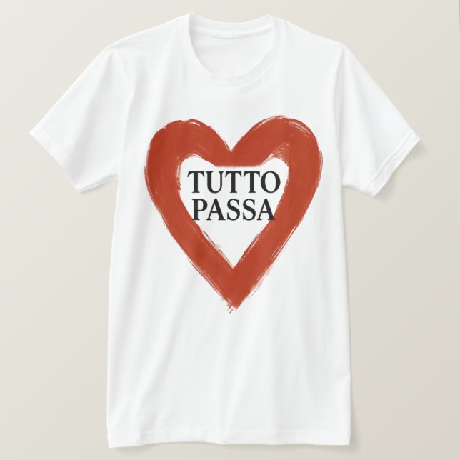 Camiseta Tutto Passa (Anverso del diseño)
