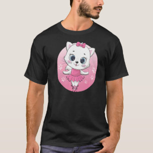 Camiseta Tutu Kitten Cat Ballerina Escenario Gato Ballet Gr