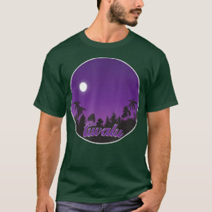Camiseta tuvalu By night con T-Shirt de Palms