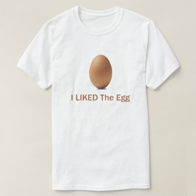 Camiseta Tuve gusto del huevo (Diseño del anverso)