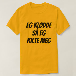 Camiseta Tuve un picazón así que me cosquilleo a mí mismo, 