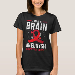 Camiseta Tuvo Aneuralismo Cerebro Alarma Aneuralismo Médico