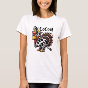 Camiseta Tuvo un moo gracioso Día de Acción de Gracias en T