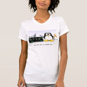 Camiseta Tux-choque-reloj