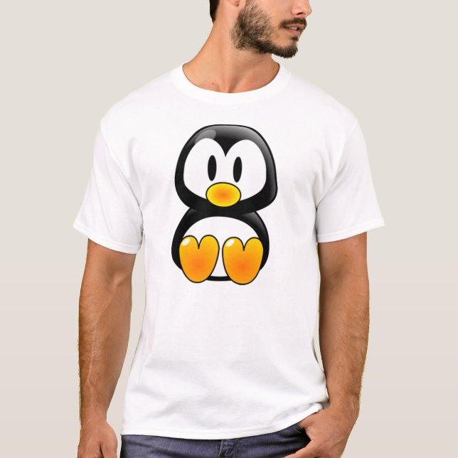 Camiseta tux de pingüino de bebé (Anverso)