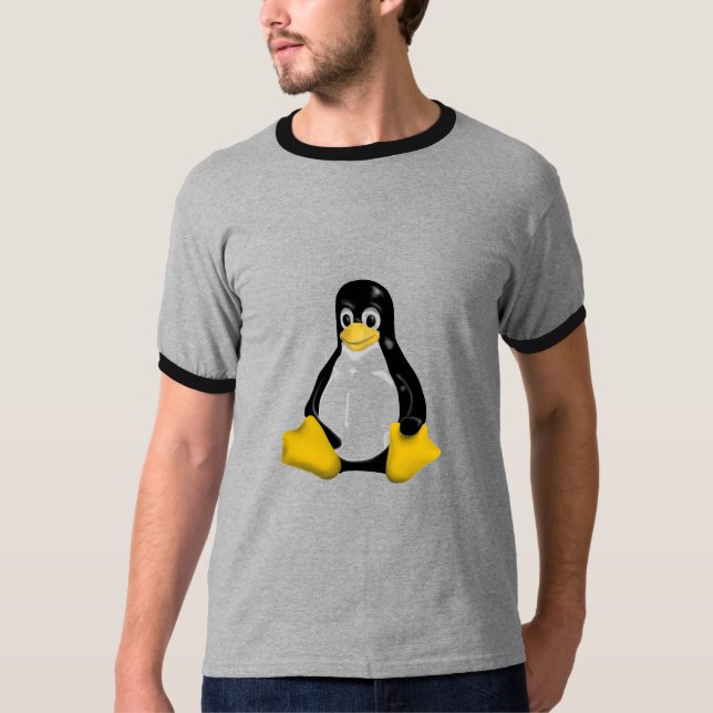 Camiseta Tux, el pingüino (Anverso)