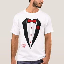 Camiseta Tux formal El día de San Valentín de disfraces de