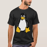 Tux Mascot T-Shirt Pingüin Linux Logo Classic T-Sh