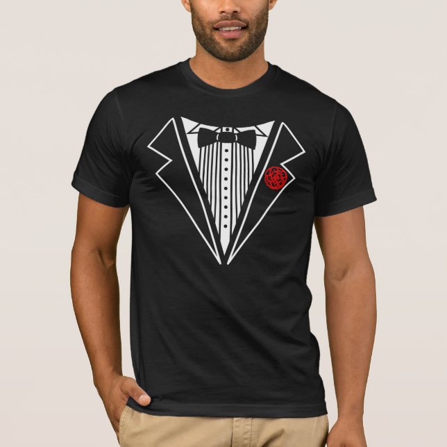 Camiseta Tuxedo (Anverso)