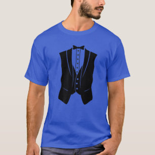 Camiseta Tuxedo blanco con corbata de vaca conjunto diverti