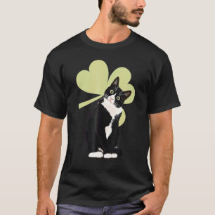Camiseta Tuxedo Cat Saint St  Patrick S Paddy S Day Cat