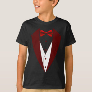 Camiseta Tuxedo Con Bow Tie Funny - Halloween Groom Costum