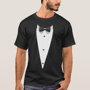 Camiseta Tuxedo con Bowtie para Bodas