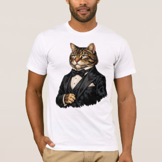 Camiseta Tuxedo del Caballero Gato