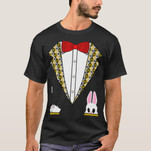 Camiseta Tuxedo Gracioso De Costume Magiciano Para Niños Ad