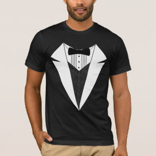 Camiseta Tuxedo negro/blanco