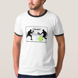 Camiseta "¡TUYOS!" Pelota de pelota de pádel doble de humor