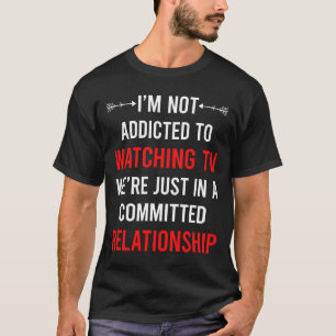 Camiseta TV de observación de relaciones