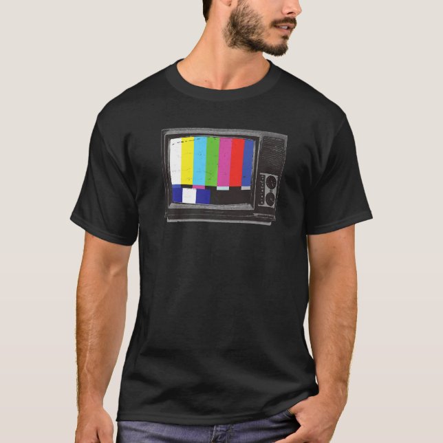 Camiseta Tv De Tv Retro (Anverso)