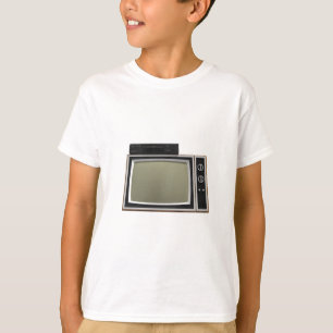 Camiseta TV estilo 80 y VCR: Modelo 3D