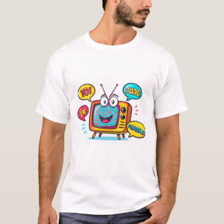 Camiseta TV retro