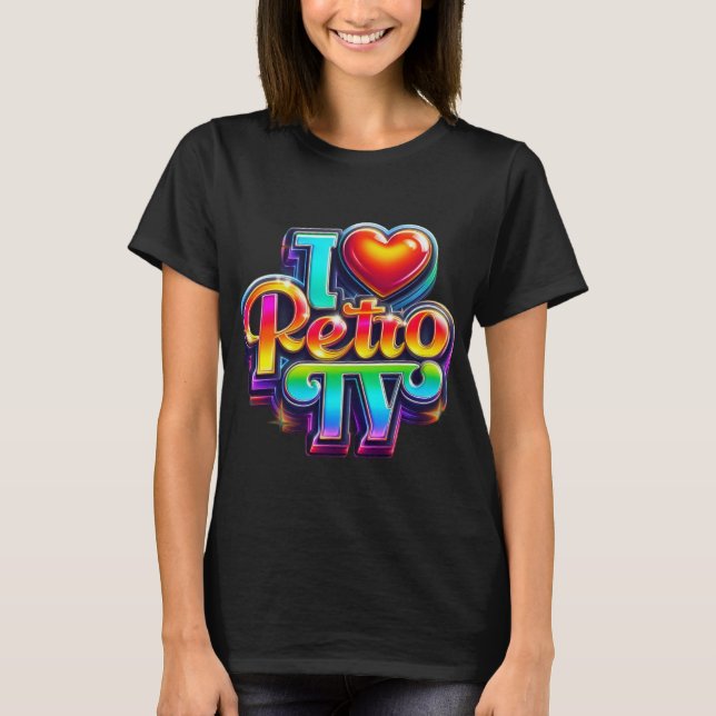 Camiseta TV Retro (Anverso)