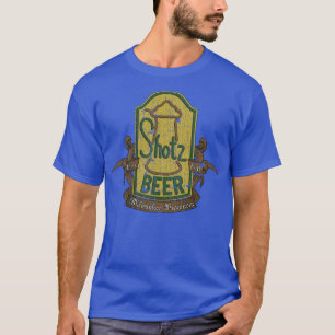 Camiseta Tv Shotz Beer Milwaukee de los años 70 1849