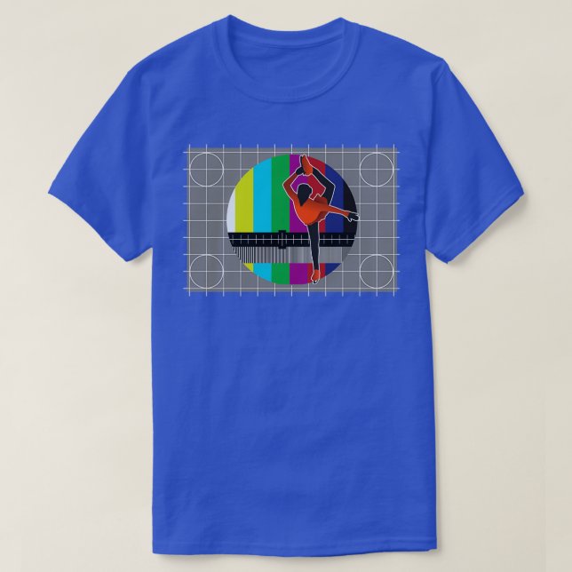 Camiseta TV Signal Figure Skating (Diseño del anverso)